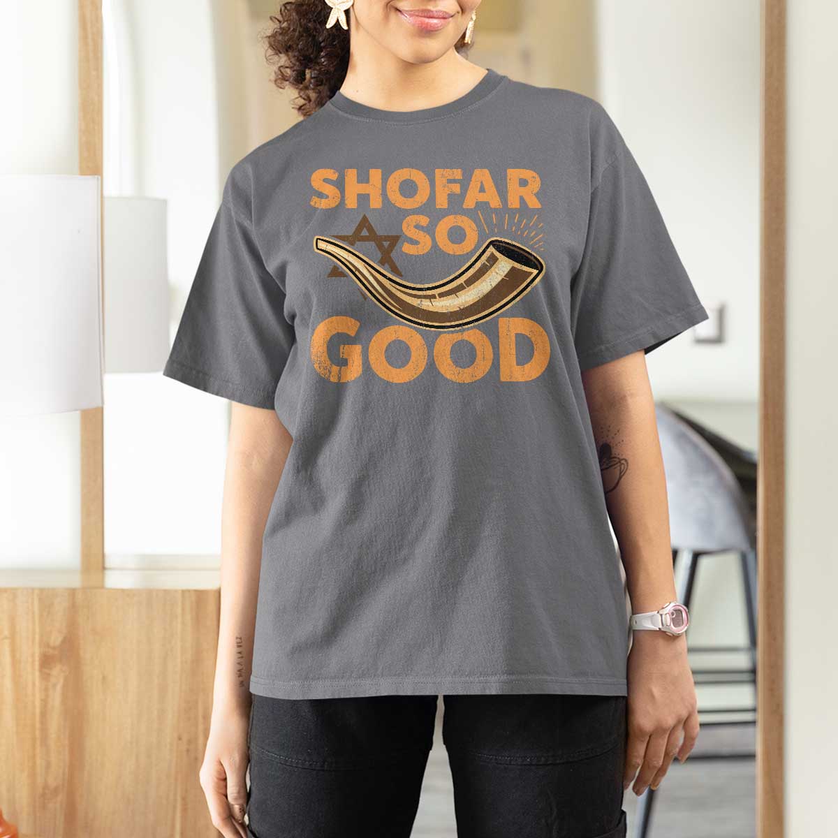 Shofar So Good T Shirt For Women Funny Rosh Hashanah Jewish Holiday Gift - Wonder Print Shop