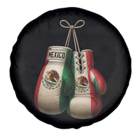 Mexican Boxing Gloves Spare Tire Cover Retro Vintage Mexico Flag Boxer