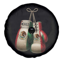 Mexican Boxing Gloves Spare Tire Cover Retro Vintage Mexico Flag Boxer