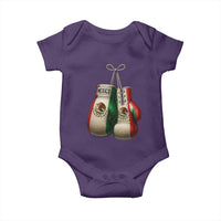Mexican Boxing Gloves Baby Onesie Retro Vintage Mexico Flag Boxer