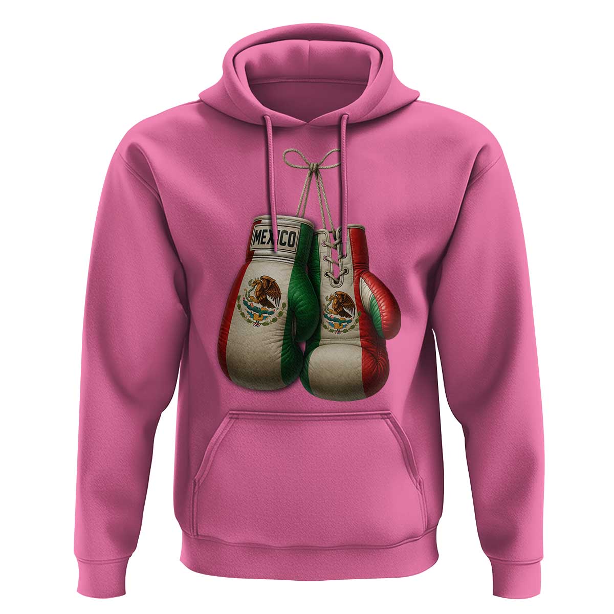Mexican Boxing Gloves Hoodie Retro Vintage Mexico Flag Boxer