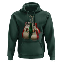 Mexican Boxing Gloves Hoodie Retro Vintage Mexico Flag Boxer
