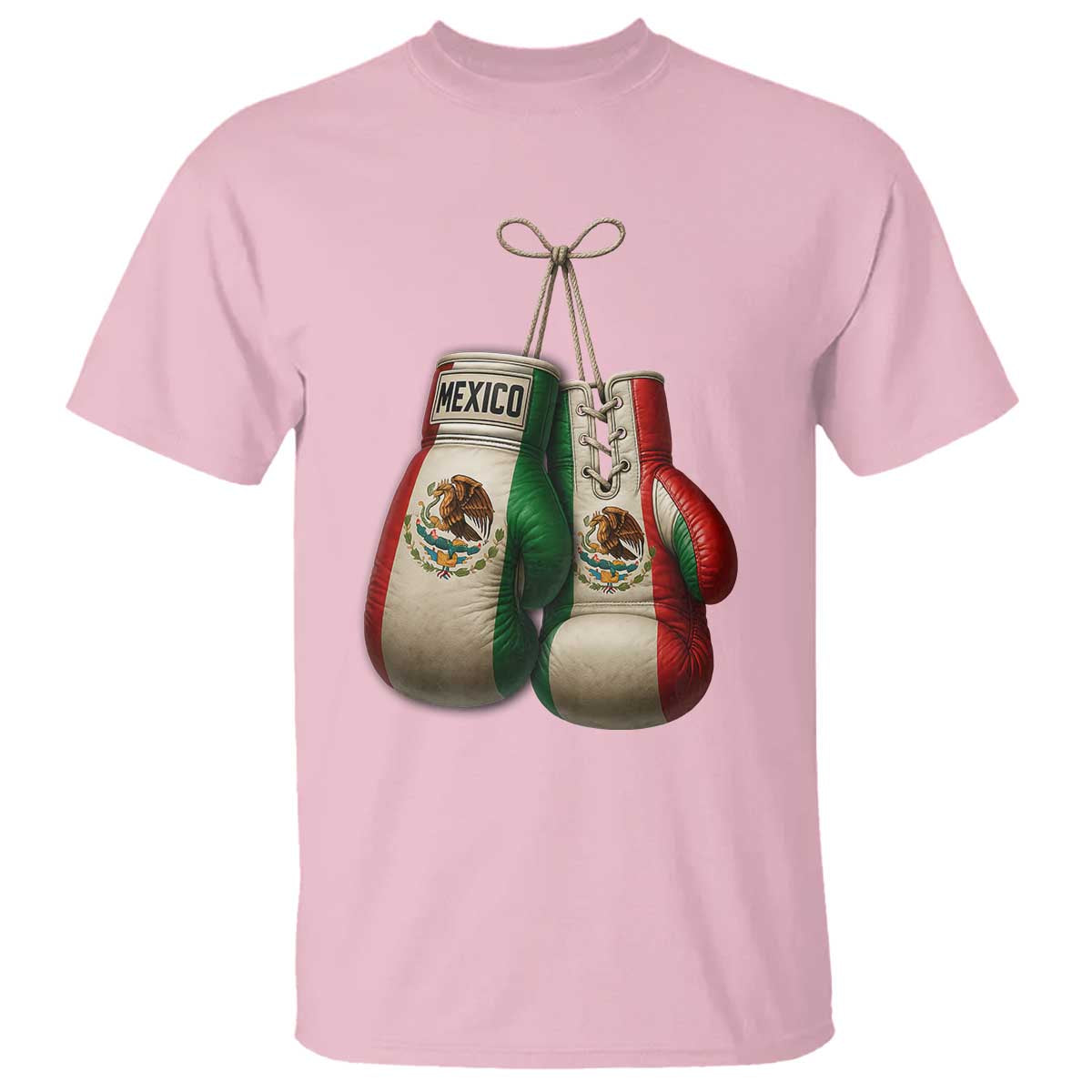 Mexican Boxing Gloves T Shirt Retro Vintage Mexico Flag Boxer