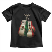 Mexican Boxing Gloves Toddler T Shirt Retro Vintage Mexico Flag Boxer