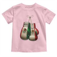 Mexican Boxing Gloves Toddler T Shirt Retro Vintage Mexico Flag Boxer