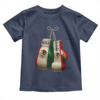 Mexican Boxing Gloves Toddler T Shirt Retro Vintage Mexico Flag Boxer