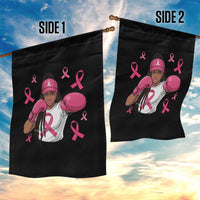 Black Women Fight Breast Cancer Awareness Garden Flag Pink Ribbon African American