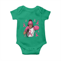 Black Women Fight Breast Cancer Awareness Baby Onesie Pink Ribbon African American