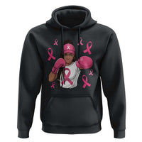 Black Women Fight Breast Cancer Awareness Hoodie Pink Ribbon African American
