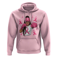 Black Women Fight Breast Cancer Awareness Hoodie Pink Ribbon African American