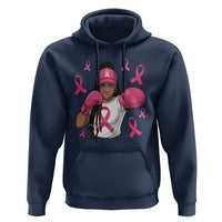 Black Women Fight Breast Cancer Awareness Hoodie Pink Ribbon African American