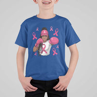 Black Women Fight Breast Cancer Awareness T Shirt For Kid Pink Ribbon African American
