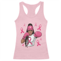 Black Women Fight Breast Cancer Awareness Racerback Tank Top Pink Ribbon African American