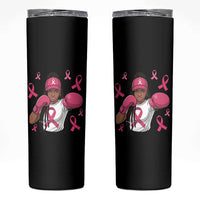 Black Women Fight Breast Cancer Awareness Skinny Tumbler Pink Ribbon African American