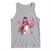 Black Women Fight Breast Cancer Awareness Tank Top Pink Ribbon African American