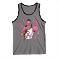 Black Women Fight Breast Cancer Awareness Tank Top Pink Ribbon African American