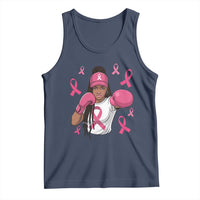 Black Women Fight Breast Cancer Awareness Tank Top Pink Ribbon African American