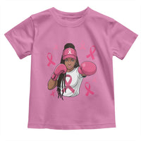 Black Women Fight Breast Cancer Awareness Toddler T Shirt Pink Ribbon African American