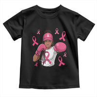Black Women Fight Breast Cancer Awareness Toddler T Shirt Pink Ribbon African American