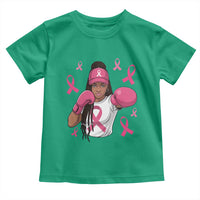 Black Women Fight Breast Cancer Awareness Toddler T Shirt Pink Ribbon African American