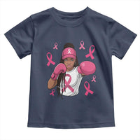 Black Women Fight Breast Cancer Awareness Toddler T Shirt Pink Ribbon African American