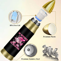 Baseball Breast Cancer Bullet Tumbler In October We Wear Pink Baseball Drip