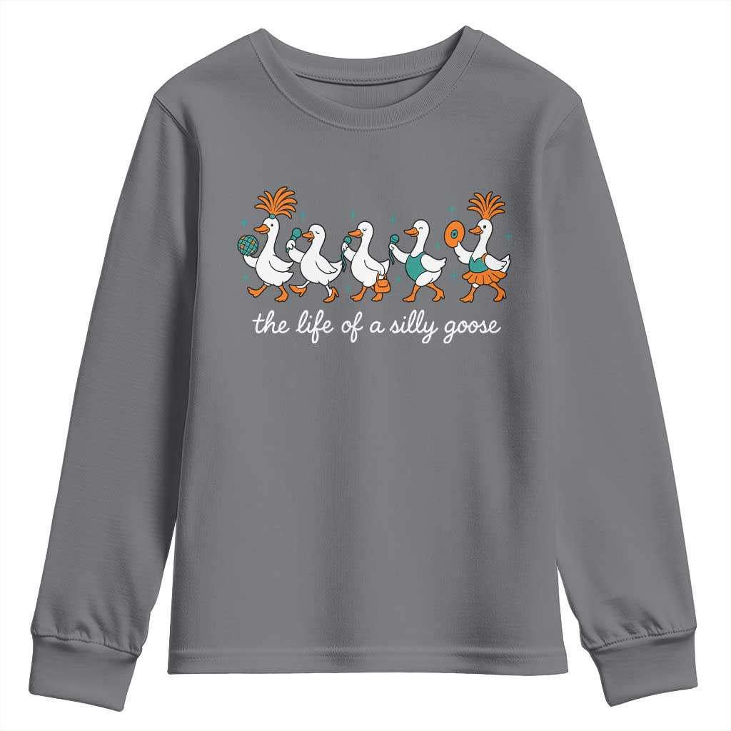 The Life Of A Silly Goose Youth Sweatshirt Funny Concert Outfit Country Music Fan - Wonder Print Shop