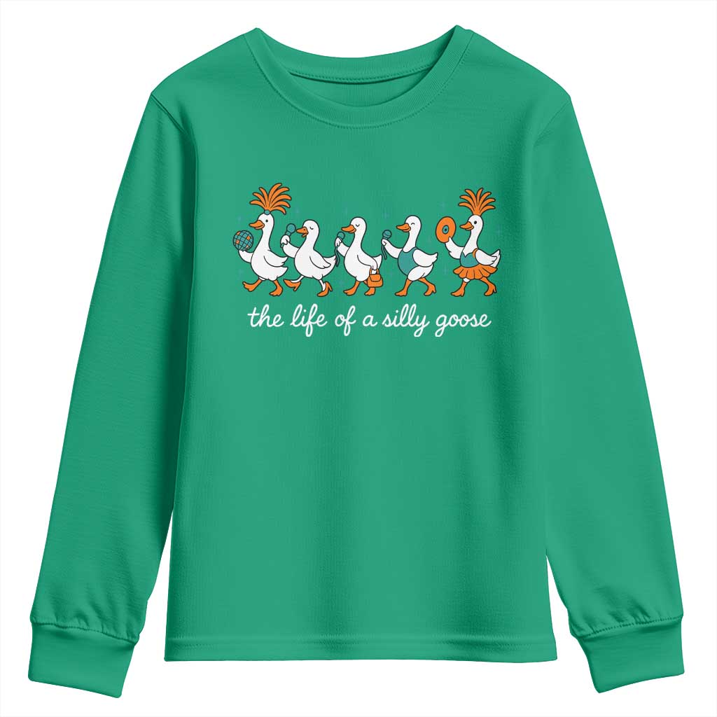 The Life Of A Silly Goose Youth Sweatshirt Funny Concert Outfit Country Music Fan - Wonder Print Shop