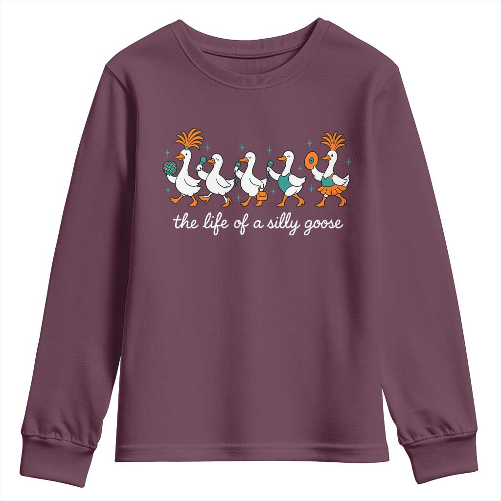 The Life Of A Silly Goose Youth Sweatshirt Funny Concert Outfit Country Music Fan - Wonder Print Shop