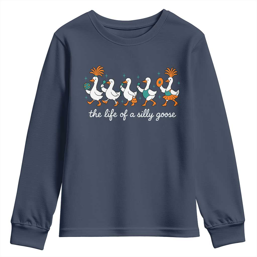 The Life Of A Silly Goose Youth Sweatshirt Funny Concert Outfit Country Music Fan - Wonder Print Shop