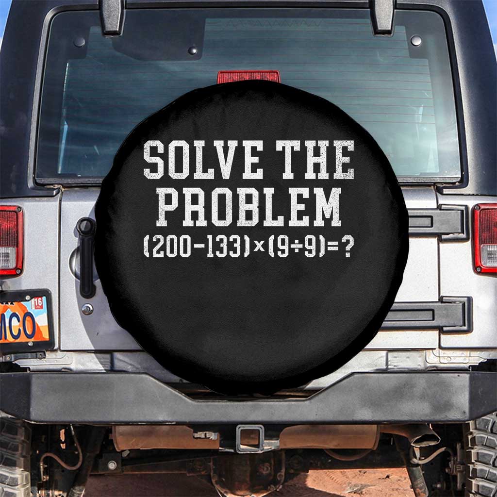 Funny Six Seven Spare Tire Cover Math Teacher Joke 67 Meme Gen Alpha Slang - Wonder Print Shop