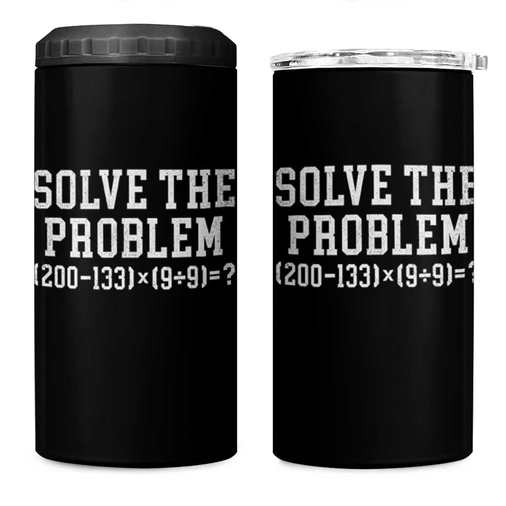 Funny Six Seven 4 in 1 Can Cooler Tumbler Math Teacher Joke 67 Meme Gen Alpha Slang - Wonder Print Shop
