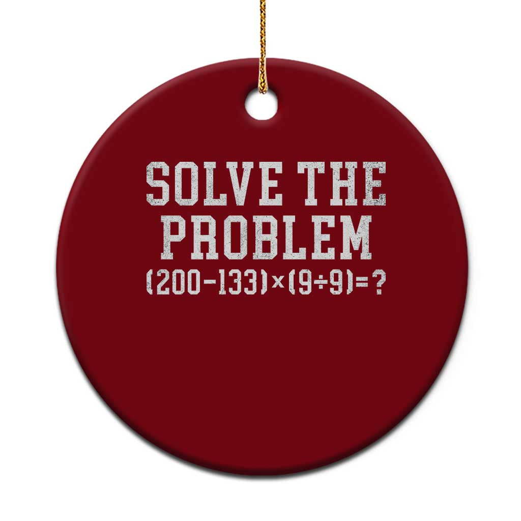 Funny Six Seven Ceramic Ornament Math Teacher Joke 67 Meme Gen Alpha Slang - Wonder Print Shop