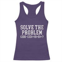 Funny Six Seven Racerback Tank Top Math Teacher Joke 67 Meme Gen Alpha Slang - Wonder Print Shop
