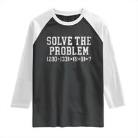 Funny Six Seven Raglan Shirt Math Teacher Joke 67 Meme Gen Alpha Slang - Wonder Print Shop