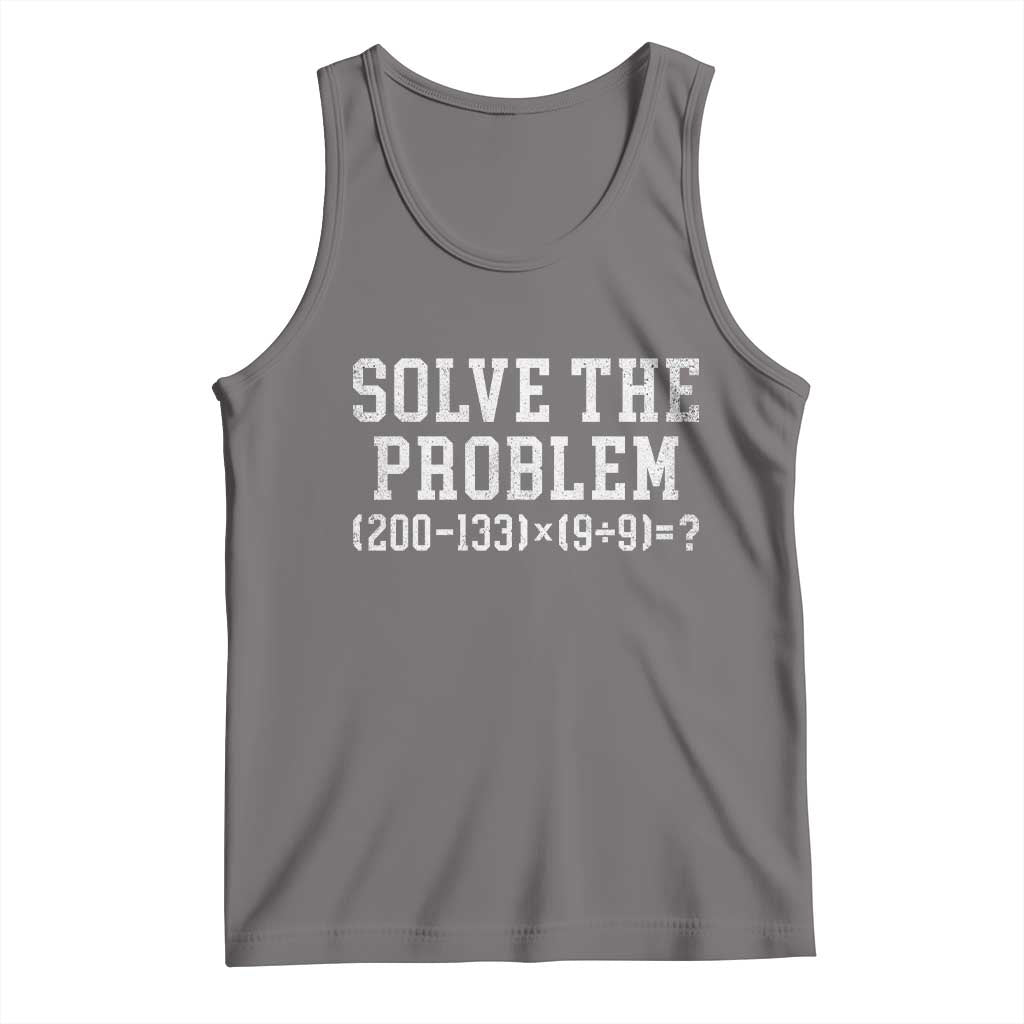 Funny Six Seven Tank Top Math Teacher Joke 67 Meme Gen Alpha Slang - Wonder Print Shop