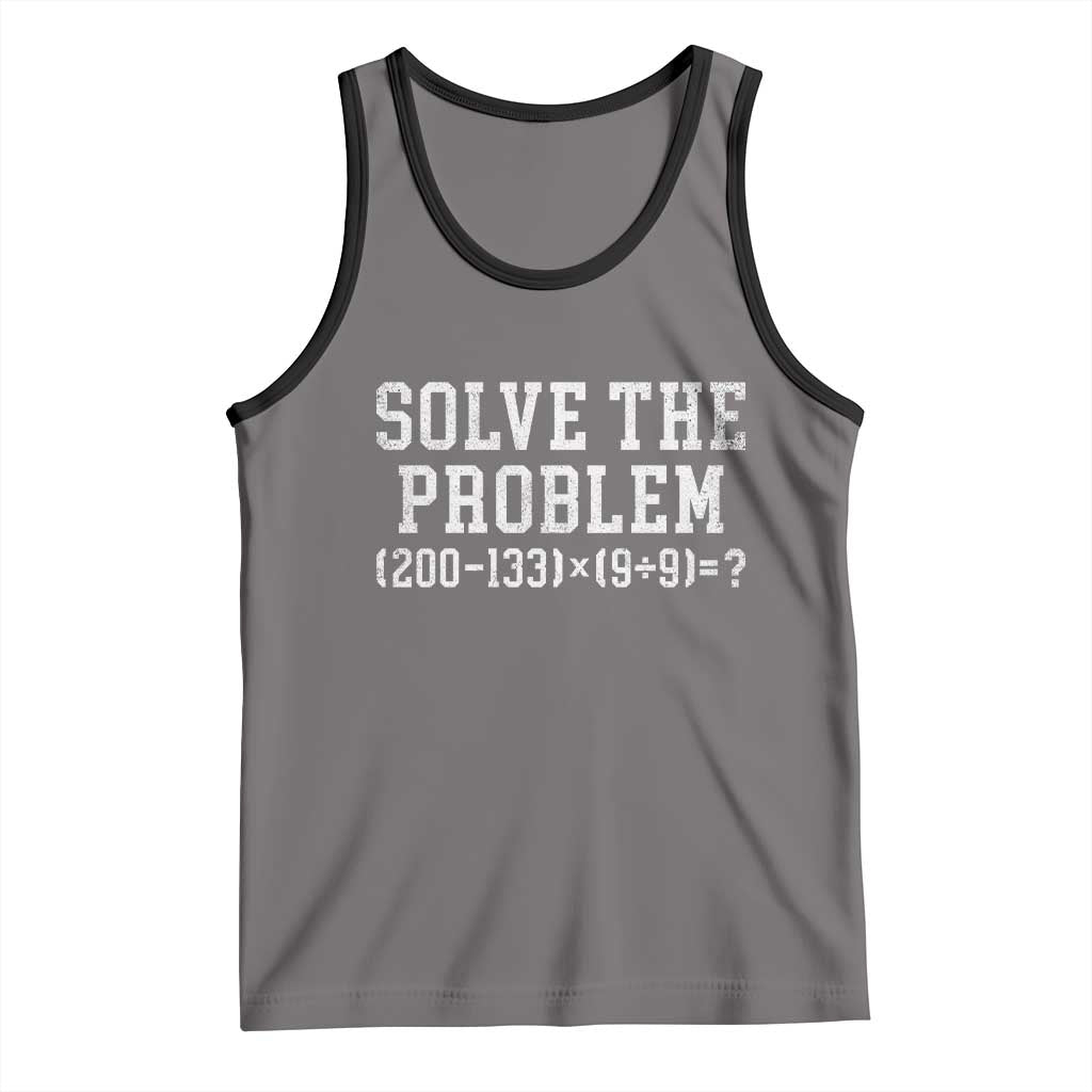 Funny Six Seven Tank Top Math Teacher Joke 67 Meme Gen Alpha Slang - Wonder Print Shop