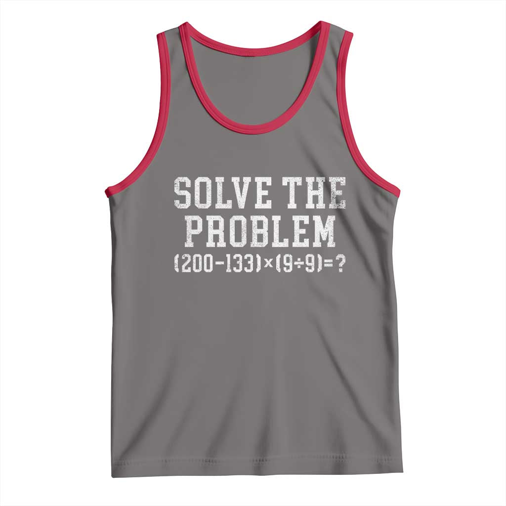 Funny Six Seven Tank Top Math Teacher Joke 67 Meme Gen Alpha Slang - Wonder Print Shop