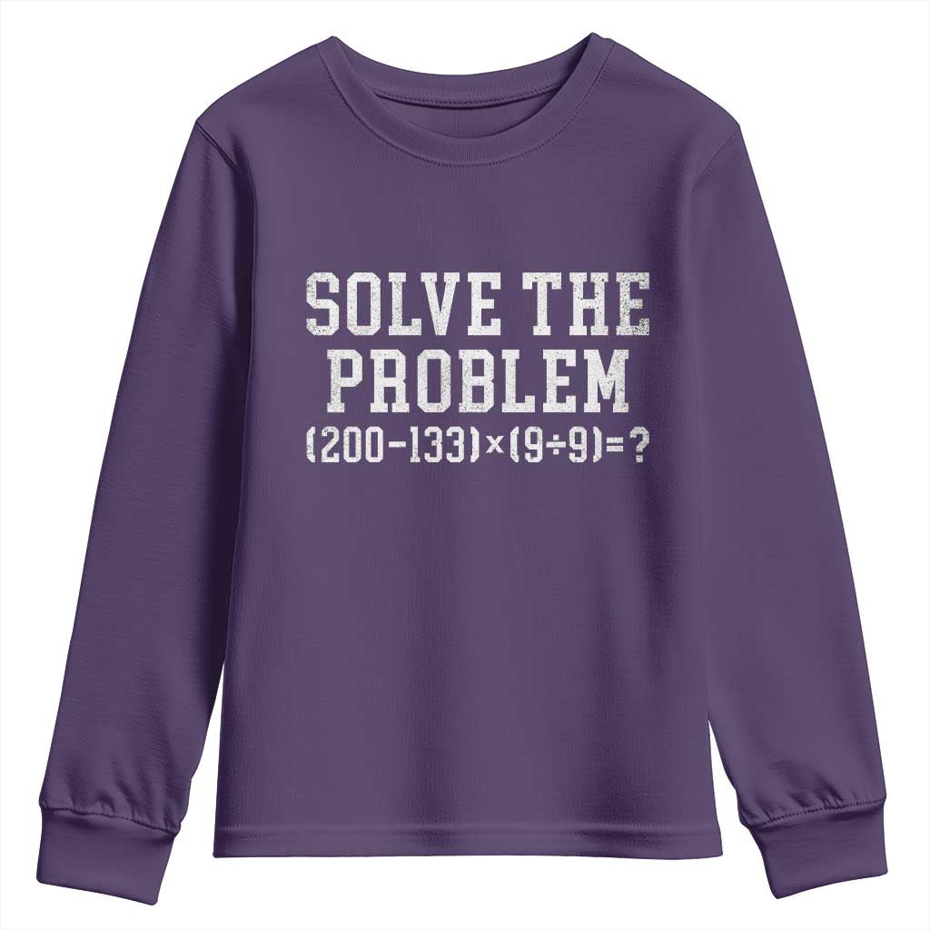 Funny Six Seven Youth Sweatshirt Math Teacher Joke 67 Meme Gen Alpha Slang - Wonder Print Shop