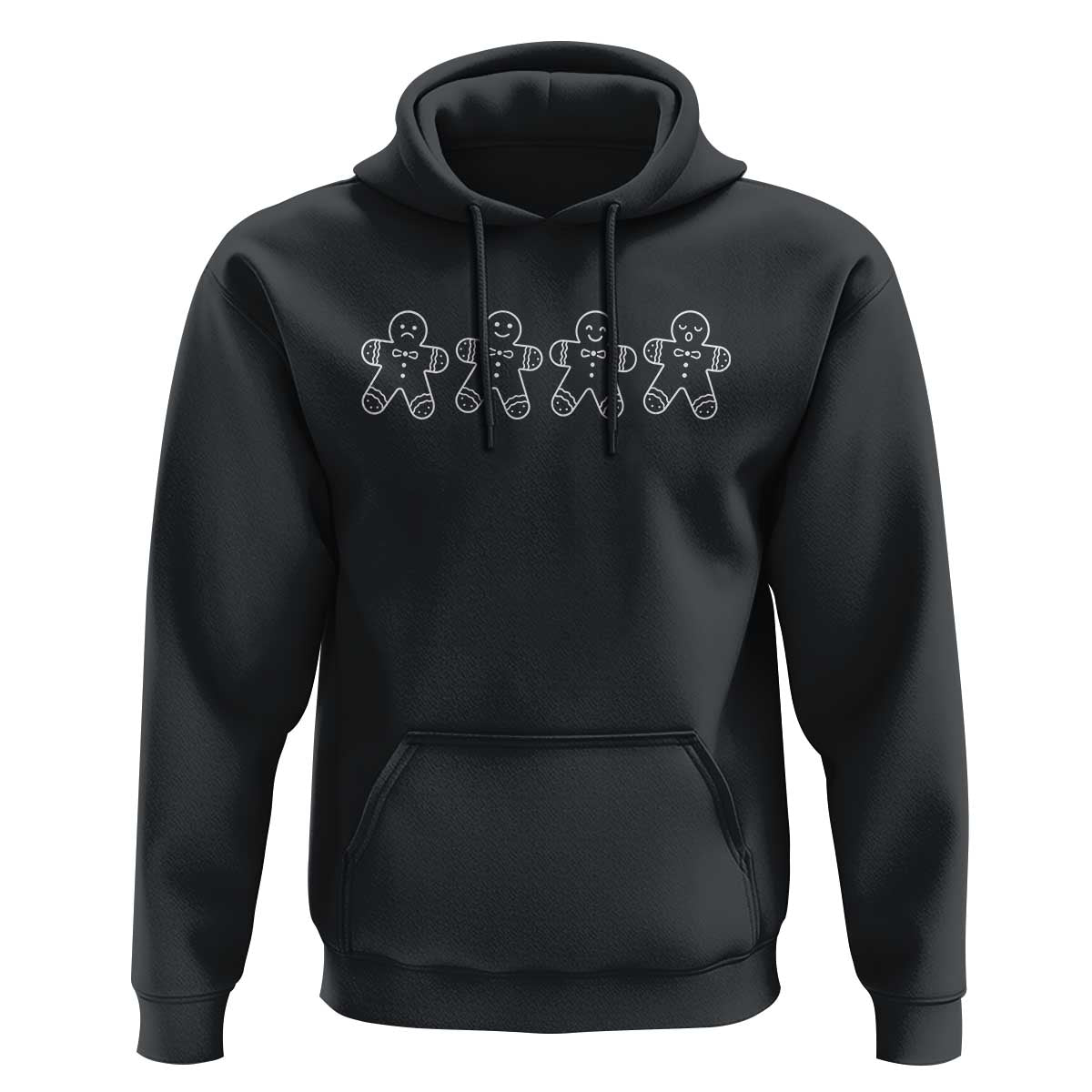 Christmas Gingerbread Cookies Hoodie Festive Holiday Outfit - Wonder Print Shop
