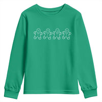Christmas Gingerbread Cookies Youth Sweatshirt Festive Holiday Outfit - Wonder Print Shop