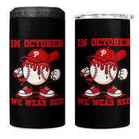 Red October Phillies 4 in 1 Can Cooler Tumbler Philadelphia Baseball Drip Boy - Wonder Print Shop