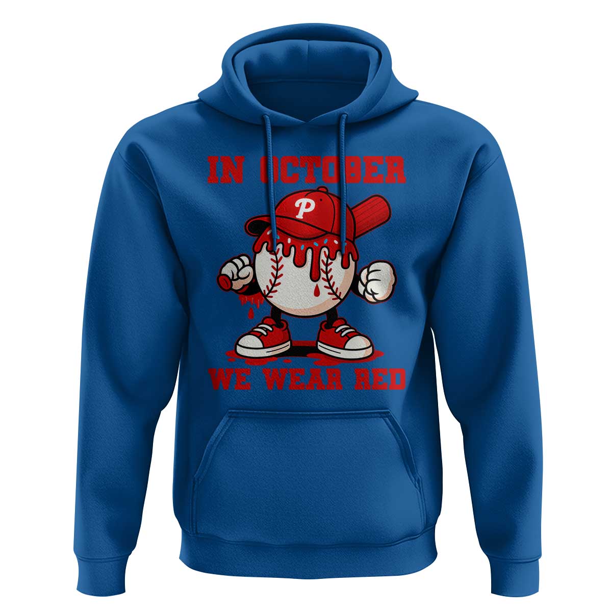Red October Phillies Hoodie Philadelphia Baseball Drip Boy - Wonder Print Shop