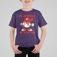 Red October Phillies T Shirt For Kid Philadelphia Baseball Drip Boy - Wonder Print Shop