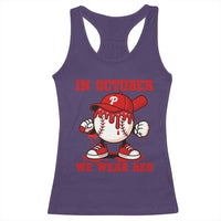 Red October Phillies Racerback Tank Top Philadelphia Baseball Drip Boy - Wonder Print Shop
