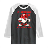Red October Phillies Raglan Shirt Philadelphia Baseball Drip Boy - Wonder Print Shop