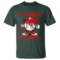 Red October Phillies T Shirt Philadelphia Baseball Drip Boy - Wonder Print Shop