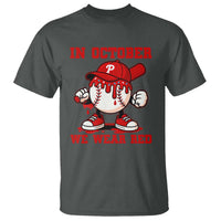Red October Phillies T Shirt Philadelphia Baseball Drip Boy - Wonder Print Shop
