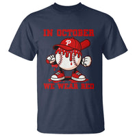 Red October Phillies T Shirt Philadelphia Baseball Drip Boy - Wonder Print Shop