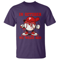 Red October Phillies T Shirt Philadelphia Baseball Drip Boy - Wonder Print Shop